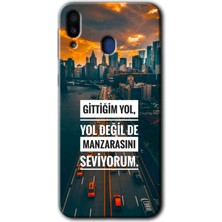Gramaphone Galaxy M10S Kılıf Hd Desen Baskılı Arka Kapak + Esnek Nano Cam - Manzara Seviyorum