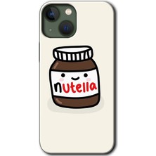 iPhone 13 Kılıf Hd Desen Baskılı Arka Kapak - Nutella Aşkım