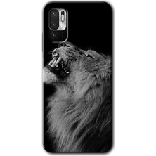 Gramaphone Redmi Note 10 5g Kılıf Hd Desen Baskılı Arka Kapak - Lion