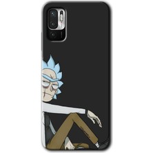 Gramaphone Redmi Note 10 5g Kılıf Hd Desen Baskılı Arka Kapak - Rick