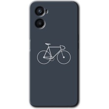 Gramaphone Oppo Reno 3 Kılıf Hd Desen Baskılı Arka Kapak + Esnek Nano Cam - Bike