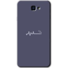Gramaphone Galaxy J7 Prime Kılıf Hd Desen Baskılı Arka Kapak + Esnek Nano Cam - Sigara Zararlıdır