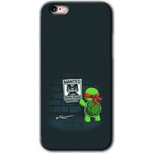 Gramaphone iPhone 6s Plus Kılıf Hd Desen Baskılı Arka Kapak + Kırılmaz Cam - Kaplumbağa Avcısı