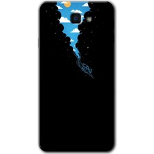 Galaxy J7 Prime Kılıf Hd Desen Baskılı Arka Kapak + Esnek Nano Cam - Derinlere Yolculuk