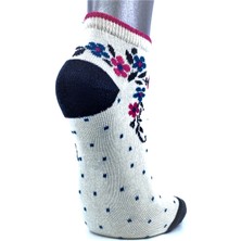 Socks Master 3'lü. Bayan Pamuklu Patik. ''y'' Topuk & ''2 Ip'' Dolgun Örgü.