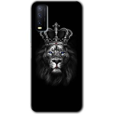 Vivo Y20S Kılıf Hd Desen Baskılı Arka Kapak - King Lion