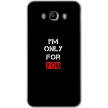 Galaxy J7 2016 Kılıf Hd Desen Baskılı Arka Kapak + Esnek Nano Cam - For You