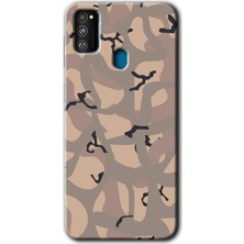 Gramaphone Galaxy M30S Kılıf Hd Desen Baskılı Arka Kapak + Esnek Nano Cam - Kamuflaj 6