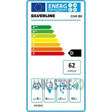 Silverline BO6502B02 - CS5349B01 - 2240 Conic 60 Siyah Ankastre Set