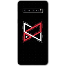 Gramaphone Galaxy S10 Plus Kılıf Hd Desen Baskılı Arka Kapak + Kırılmaz Cam - Kilit