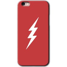 Gramaphone iPhone 6s Plus Kılıf Hd Desen Baskılı Arka Kapak + Kırılmaz Cam - Flash Logo