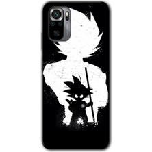 Redmi Note 10 Kılıf Hd Desen Baskılı Arka Kapak + Esnek Nano Cam - Anime