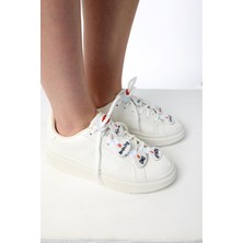 Shoe Monster Follow Me Beyaz Charm Ayakkabı Aksesuarı