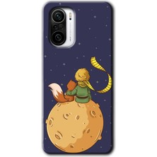 Redmi K40 Pro Kılıf Hd Desen Baskılı Arka Kapak + Esnek Nano Cam - Küçük Prens