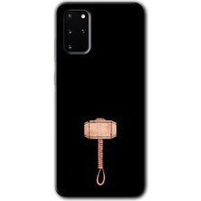 Gramaphone Galaxy S20 Plus Kılıf Hd Desen Baskılı Arka Kapak + Kırılmaz Cam - Thor Çekiç