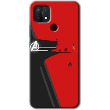Oppo A15 Kılıf Hd Desen Baskılı Arka Kapak - Avengers Tower