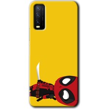 Gramaphone Vivo Y11S Kılıf Hd Desen Baskılı Arka Kapak + Esnek Nano Cam - Deadpool 6