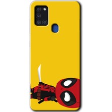Gramaphone Galaxy A21S Kılıf Hd Desen Baskılı Arka Kapak - Deadpool 6