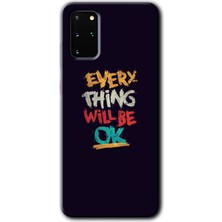 Gramaphone Galaxy S20 Plus Kılıf Hd Desen Baskılı Arka Kapak + Esnek Nano Cam - Everything