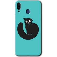 Gramaphone Galaxy M10S Kılıf Hd Desen Baskılı Arka Kapak - Cat Vector