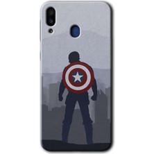 Gramaphone Galaxy M20 Kılıf Hd Desen Baskılı Arka Kapak - Captain Avenger