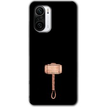 Redmi K40 Pro Kılıf Hd Desen Baskılı Arka Kapak - Thor Çekiç