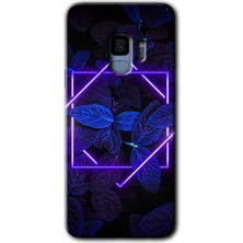 Galaxy S9 Kılıf Hd Desen Baskılı Arka Kapak + Esnek Nano Cam - Mekanik Yaprak 5
