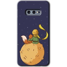 Gramaphone Galaxy S10E Kılıf Hd Desen Baskılı Arka Kapak + Kırılmaz Cam - Küçük Prens