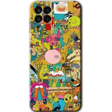 Gramaphone Galaxy M33 Kılıf Hd Desen Baskılı Arka Kapak + Kırılmaz Cam - Süper Çizgi Kahramanlar 2