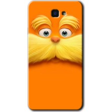 Gramaphone Galaxy J7 Prime Kılıf Hd Desen Baskılı Arka Kapak + Kırılmaz Cam - Garfield