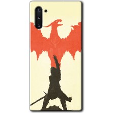 Gramaphone Galaxy Note 10 Kılıf Hd Desen Baskılı Arka Kapak + Kırılmaz Cam - Dragon Hunter 1
