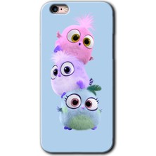 iPhone 6 Plus Kılıf Hd Desen Baskılı Arka Kapak + Esnek Nano Cam - Puffy