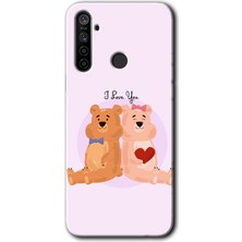 Gramaphone Realme 6i Kılıf Hd Desen Baskılı Arka Kapak - Sevgili Ayıcık