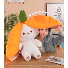 Yingnuo Havuç Tavşan 70cm  Peluş Oyuncak - Turuncu (Yurt Dışından)