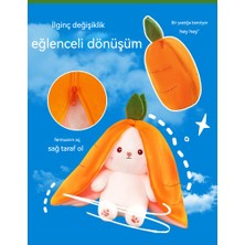 Yingnuo Havuç Tavşan 70cm  Peluş Oyuncak - Turuncu (Yurt Dışından)