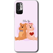 Redmi Note 10 5g Kılıf Hd Desen Baskılı Arka Kapak - Sevgili Ayıcık