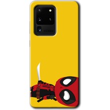 Gramaphone Galaxy S20 Ultra Kılıf Hd Desen Baskılı Arka Kapak + Esnek Nano Cam - Deadpool 6