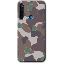 Gramaphone Redmi Note 8t Kılıf Hd Desen Baskılı Arka Kapak + Kırılmaz Cam - Kamuflaj 11
