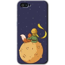 Gramaphone Realme C2 Kılıf Hd Desen Baskılı Arka Kapak + Esnek Nano Cam - Küçük Prens