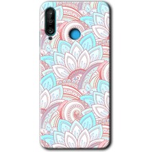 Huawei P30 Lite Kılıf Hd Desen Baskılı Arka Kapak + Esnek Nano Cam - Çin Mandala 1