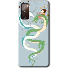 Gramaphone Galaxy S20 Fe Kılıf Hd Desen Baskılı Arka Kapak + Kırılmaz Cam - Snake Friendship