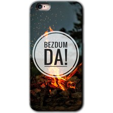 Gramaphone iPhone 6s Plus Kılıf Hd Desen Baskılı Arka Kapak + Kırılmaz Cam - Bezdum Da