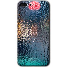 iPhone 7 Plus Kılıf Hd Desen Baskılı Arka Kapak + Kırılmaz Cam - Blur Cam