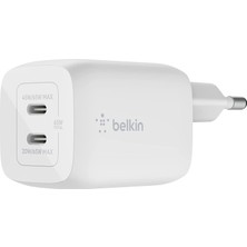 Belkin Çift Usb-C Power Delivery Gan Duvar Şarj Cihazı 68W WCH013VFWH