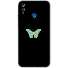 Honor 8x Kılıf Hd Desen Baskılı Arka Kapak + Kırılmaz Cam - Butterfly Tree