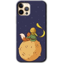 iPhone 12 Pro Max Kılıf Hd Desen Baskılı Arka Kapak - Küçük Prens