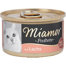 6 Adet Miamor Pastete Somonlu Kedi Konservesi 85 G