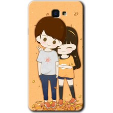 Gramaphone Galaxy J7 Prime Kılıf Hd Desen Baskılı Arka Kapak - Şıpsevdi Çift