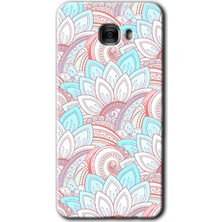Gramaphone Galaxy C7 Kılıf Hd Desen Baskılı Arka Kapak - Çin Mandala 1