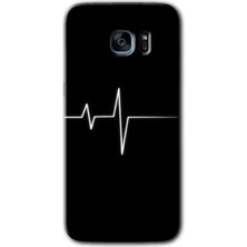 Gramaphone Galaxy S7 Edge Kılıf Hd Desen Baskılı Arka Kapak - Heart Rytm